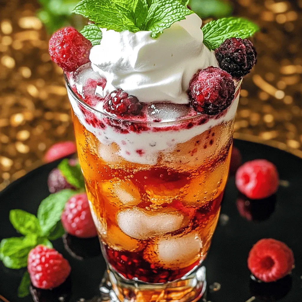 To make a Berry Italian cream soda, you need a few key ingredients. First, you'll want mixed berries. I love using strawberries, raspberries, and blueberries. They give a nice mix of sweet and tart flavors. You also need sugar to help the berries shine. Adjust the amount based on how sweet your berries are.