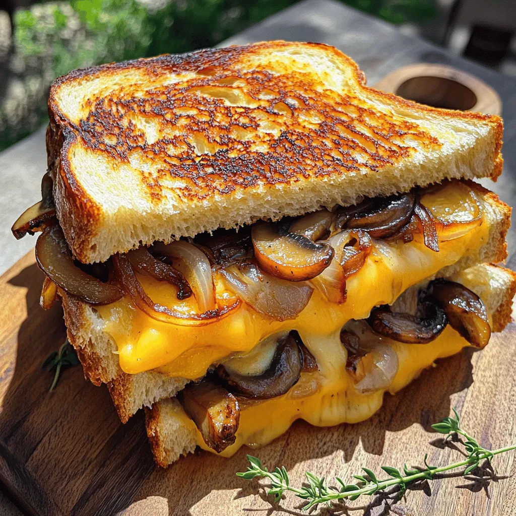 A great grilled cheese recipe starts with quality ingredients. I love using sourdough bread for its crispy crust and soft inside. The bread adds a nice texture that holds everything together.