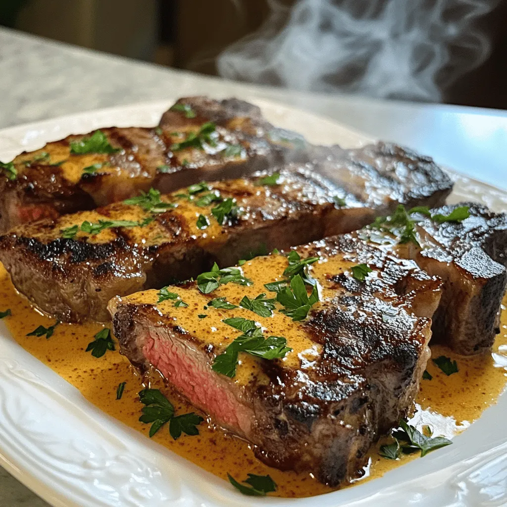 For a perfect steak, you need two ribeye steaks. Each should be about one inch thick. You will also want salt and pepper for seasoning. These simple ingredients help bring out the steak's rich flavor.