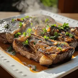 Savory Steak with Bourbon Garlic Cream Sauce Recipe