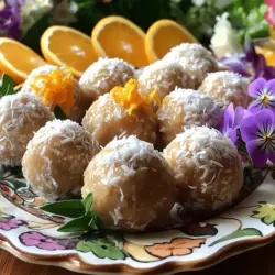 Orange blossom delight balls are a sweet treat made with simple ingredients. They blend the rich taste of almonds and dates with fragrant orange blossom water. These bites are not just tasty; they hold cultural value, especially in Middle Eastern cuisine. In many cultures, orange blossom symbolizes purity and is used in festive dishes.