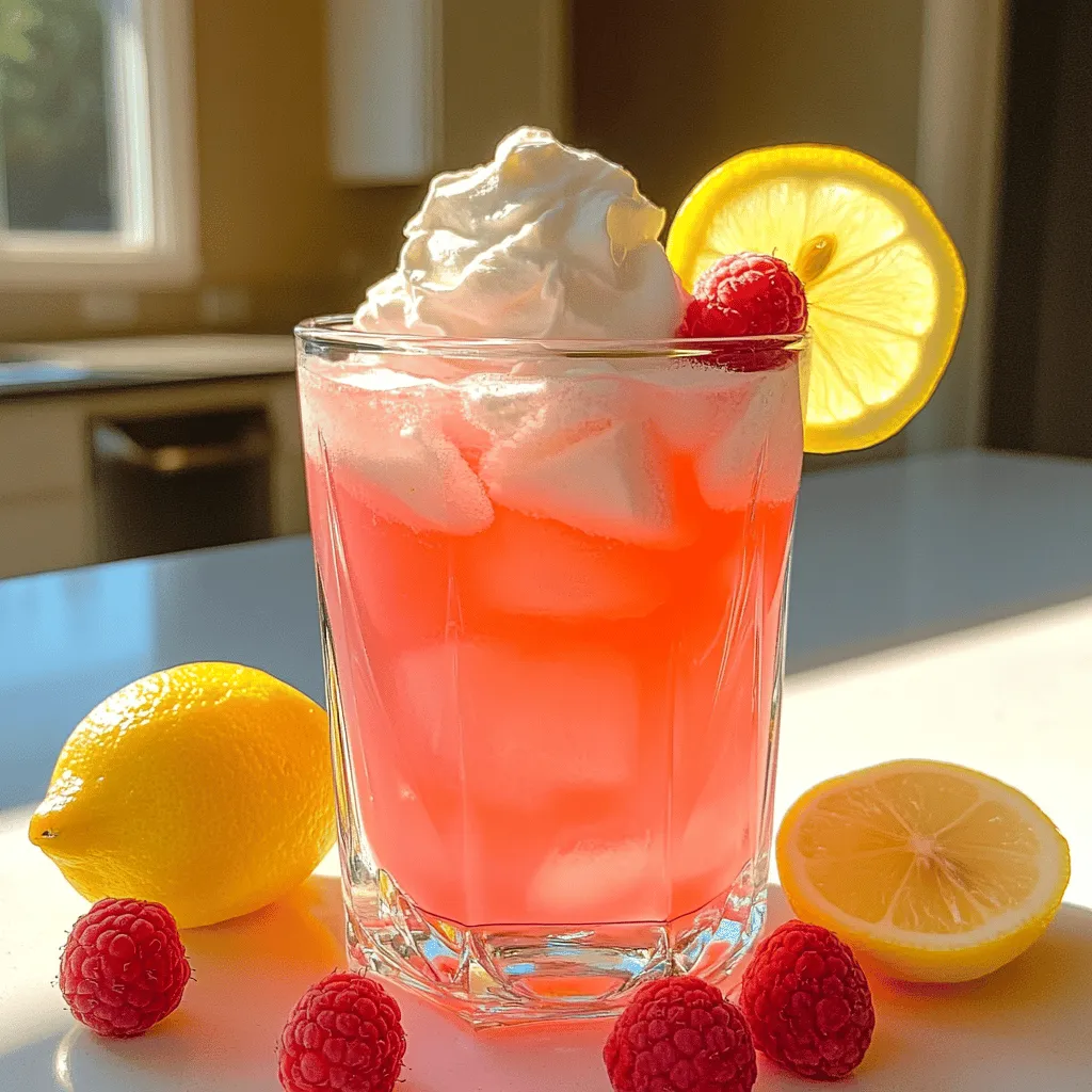 To make whipped pink lemonade, you need fresh and simple ingredients. First, you need freshly squeezed lemon juice. I use about four to six lemons to get one cup of juice. This juice gives the drink its bright, tangy flavor.