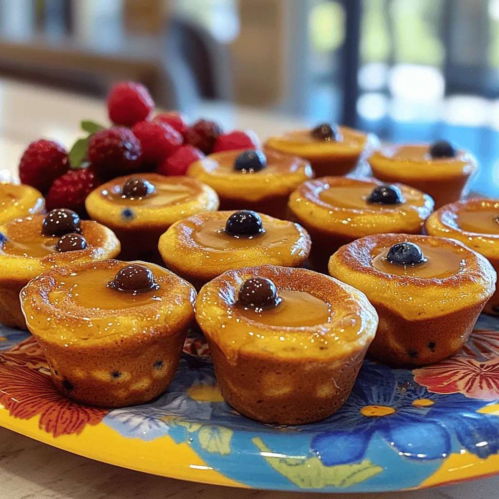 For pancake mini muffins, you need simple ingredients. Here’s what I use: