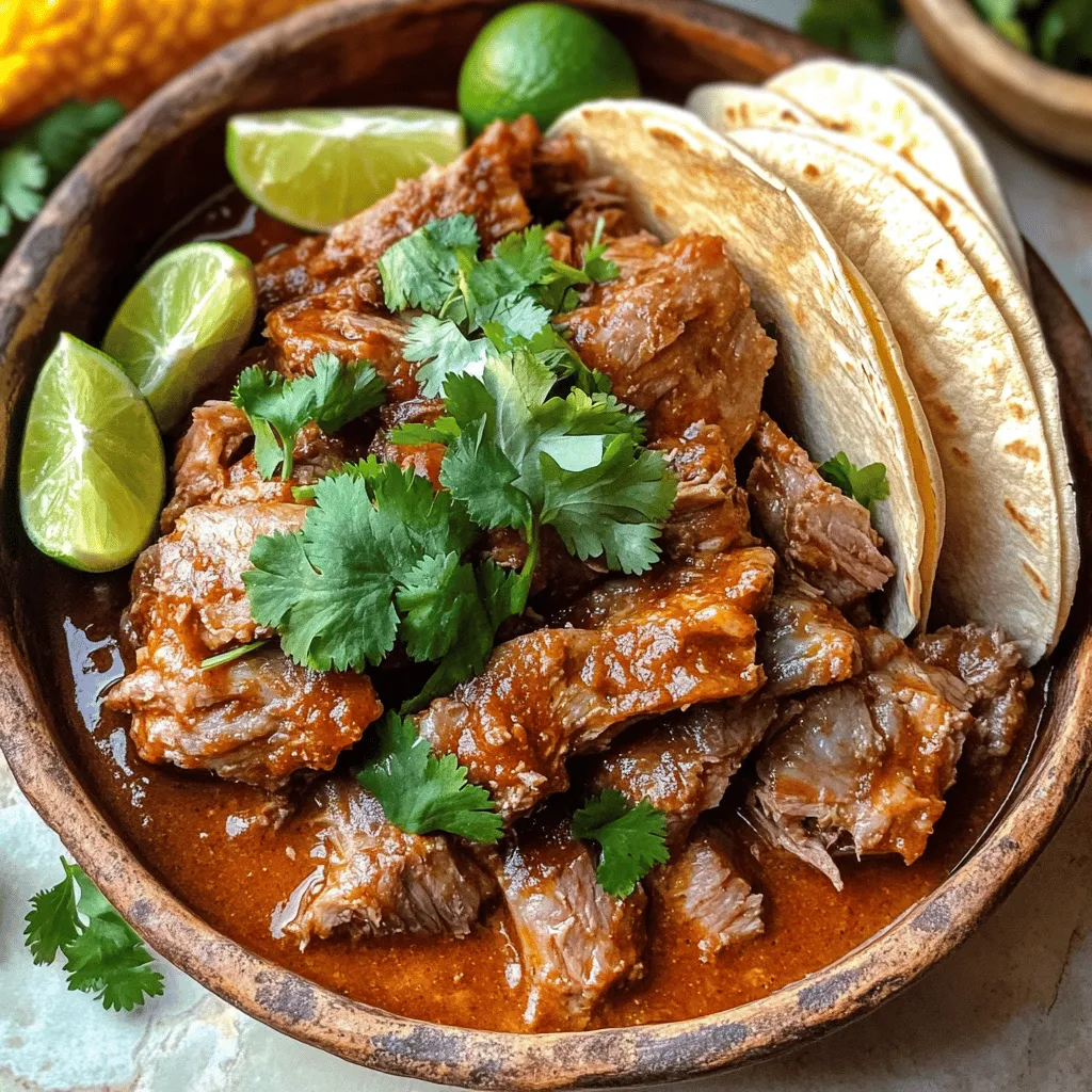 To make carne adovada, you need key ingredients for flavor and texture. The main meat cut is pork shoulder. It has the right fat and tenderness for this dish. You want to cut it into 2-inch pieces. This size helps it cook evenly.