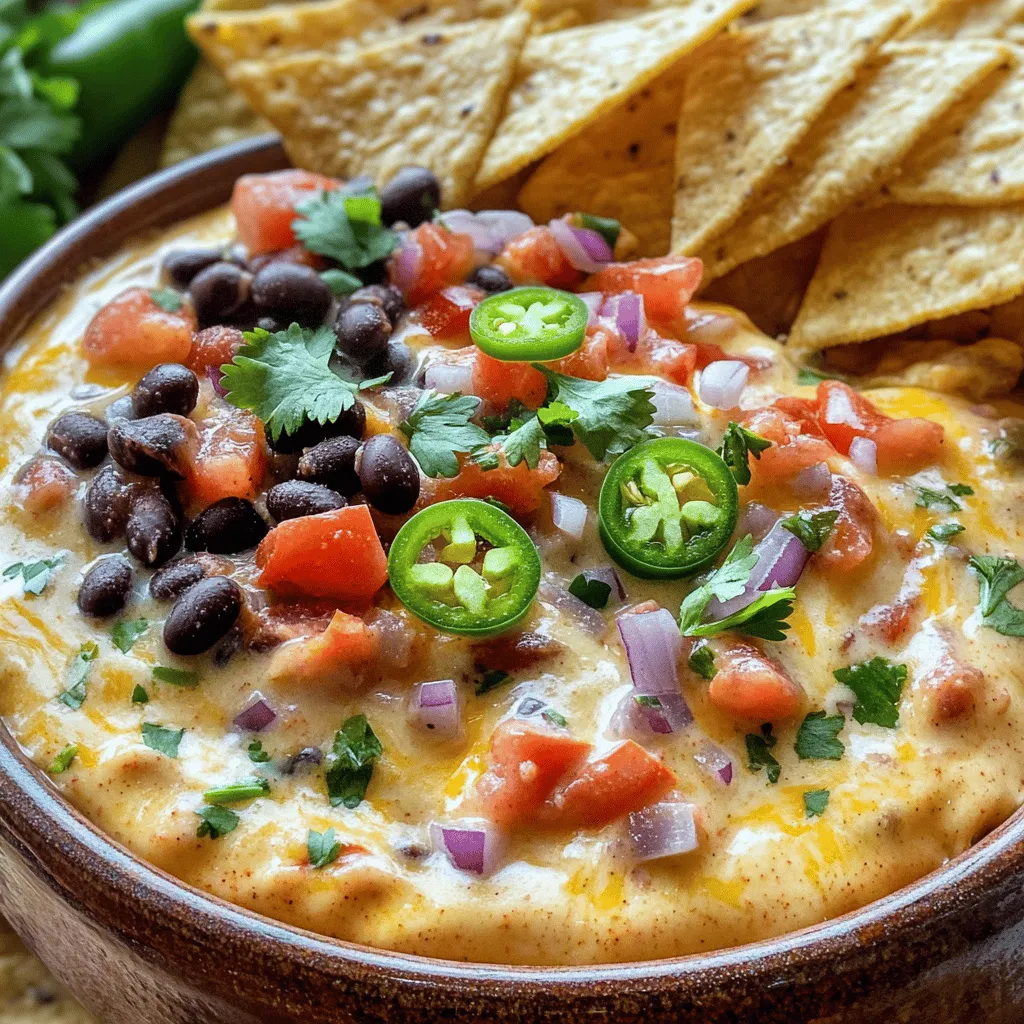 Chili queso dip is a creamy, spicy treat. It combines cheese and chili flavors in a warm dip. People love it for its rich taste and smooth texture. The blend of cheeses, tomatoes, and spices makes it stand out. This dip is easy to make and always a hit at gatherings. You can enjoy it with tortilla chips or fresh veggies.