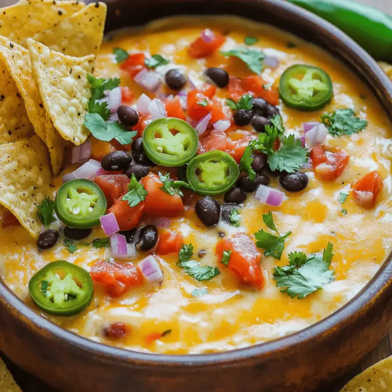 Chili queso dip is a creamy, spicy treat. It combines cheese and chili flavors in a warm dip. People love it for its rich taste and smooth texture. The blend of cheeses, tomatoes, and spices makes it stand out. This dip is easy to make and always a hit at gatherings. You can enjoy it with tortilla chips or fresh veggies.