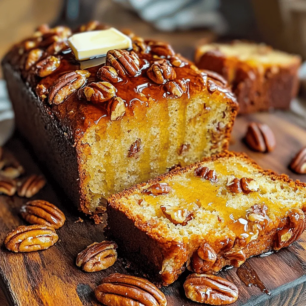 To make sweet Alabama pecan bread, you need simple, high-quality ingredients. Here is a list of the key pecan bread ingredients: