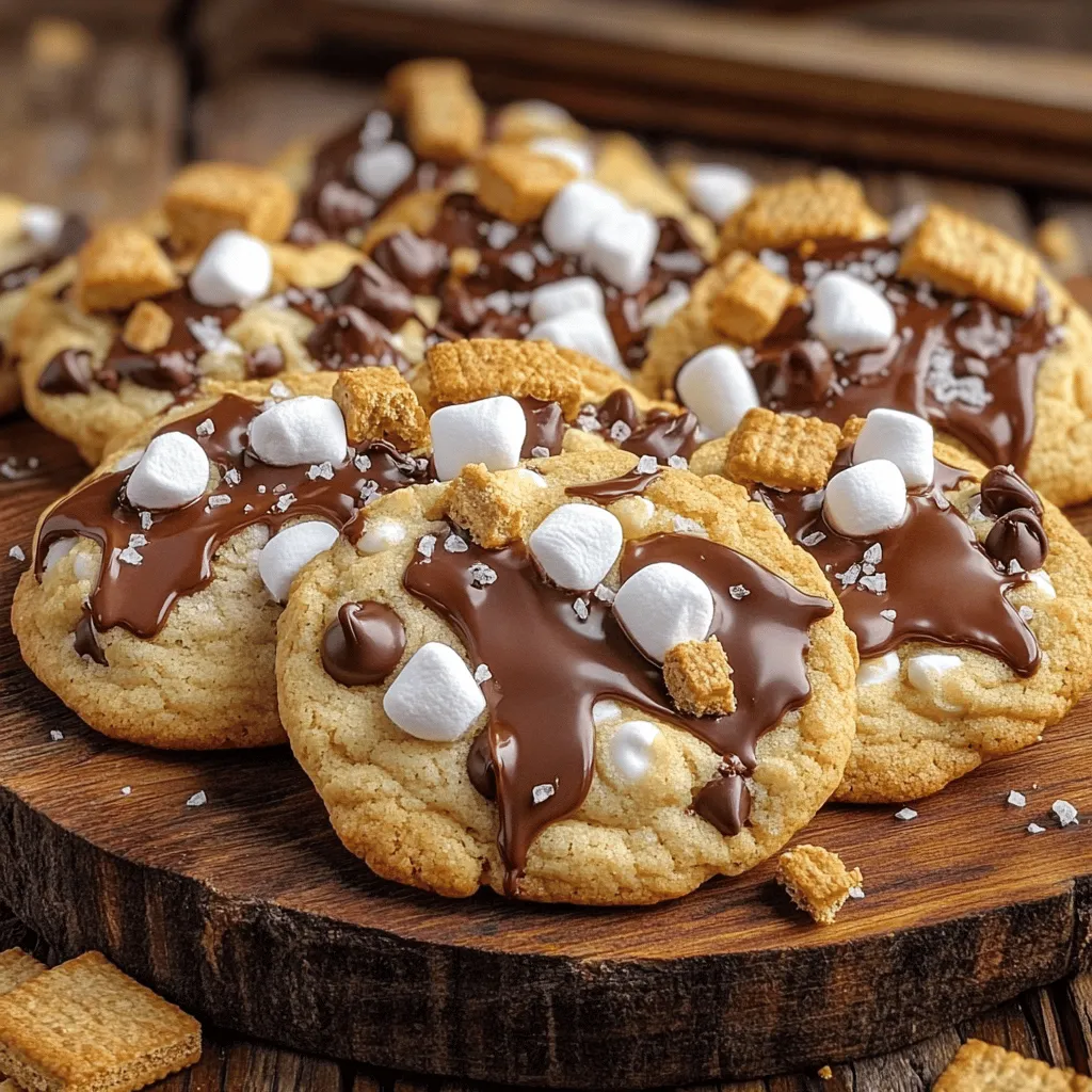 The s'mores cookie ingredients make this recipe special and fun. Each part plays a key role in the final taste and texture. Here’s a closer look at what you need.