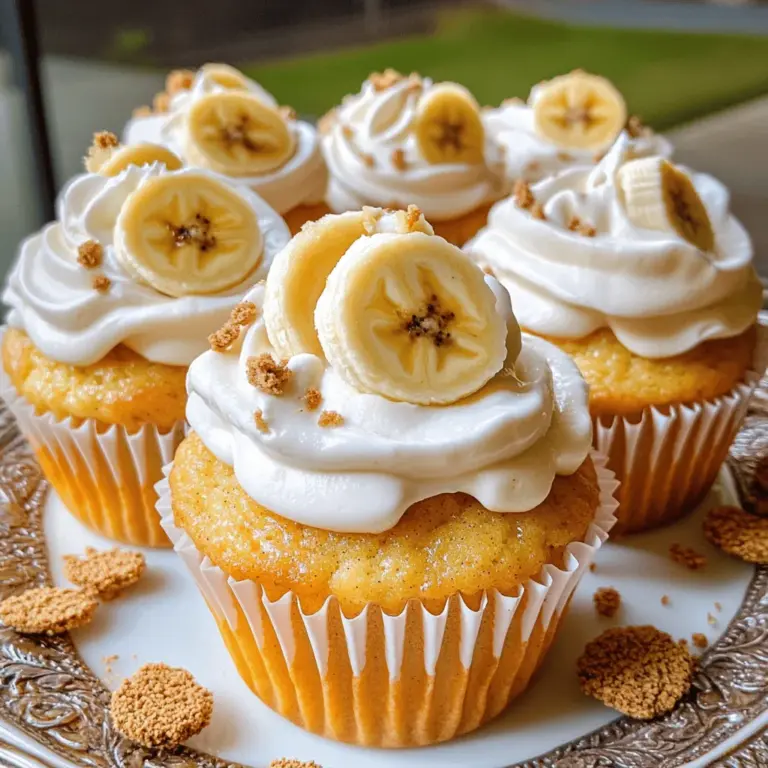 To make the best banana pudding cupcakes, you need simple and fresh ingredients. Here’s what you need.
