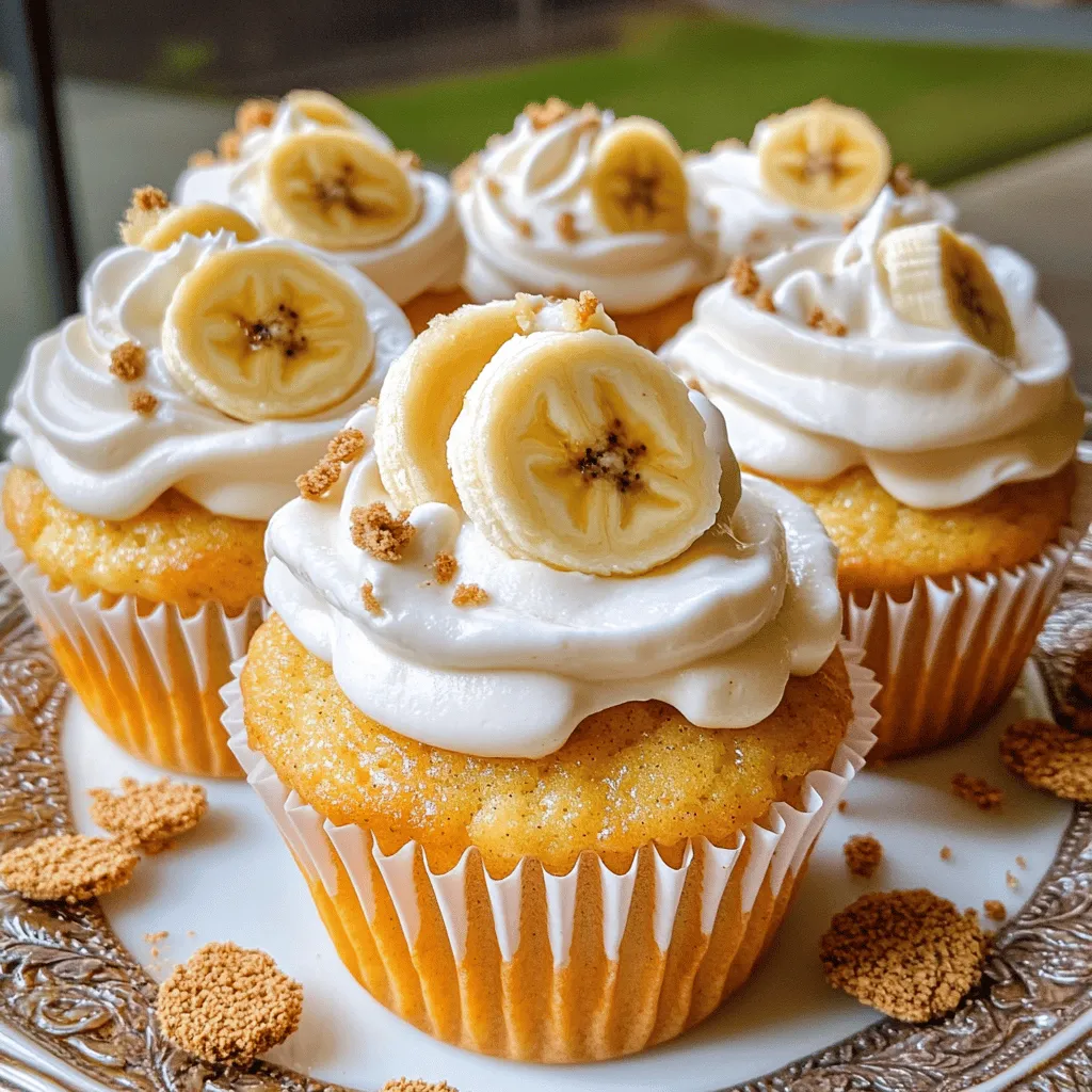 To make the best banana pudding cupcakes, you need simple and fresh ingredients. Here’s what you need.