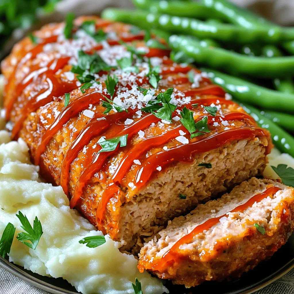 To make a great garlic Parmesan chicken meatloaf, you need some key ingredients. First, ground chicken is the star of the show. It keeps the meatloaf moist and adds a light flavor. Breadcrumbs help bind the mixture together. Use Italian-seasoned breadcrumbs for an extra flavor boost.