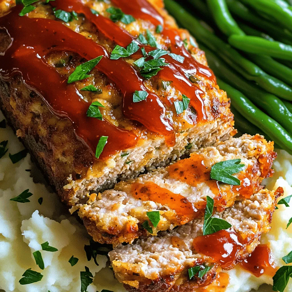 To make a great garlic Parmesan chicken meatloaf, you need some key ingredients. First, ground chicken is the star of the show. It keeps the meatloaf moist and adds a light flavor. Breadcrumbs help bind the mixture together. Use Italian-seasoned breadcrumbs for an extra flavor boost.