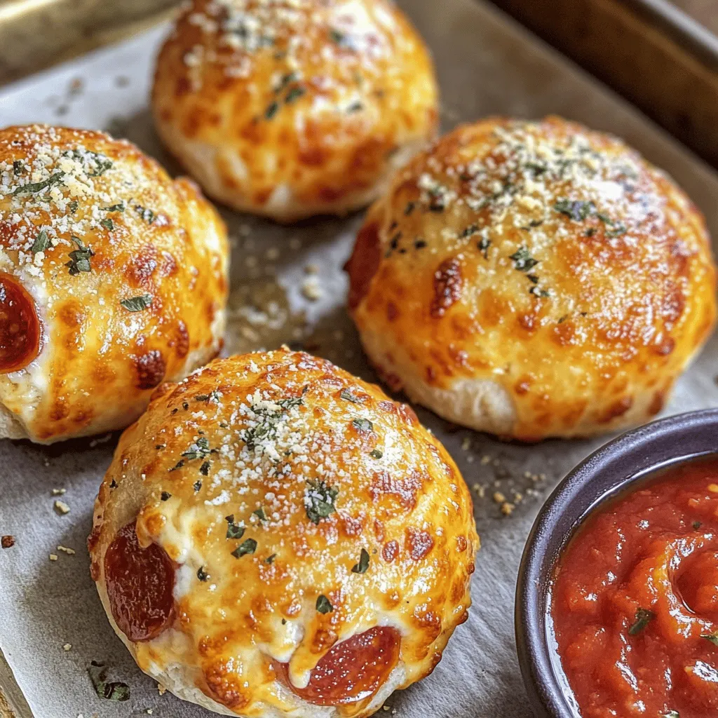 Easy pizza bombs are a fun twist on pizza. They are small, stuffed dough balls filled with your favorite pizza ingredients. You can make them quickly, and they taste great. I love making these for snacks or parties.