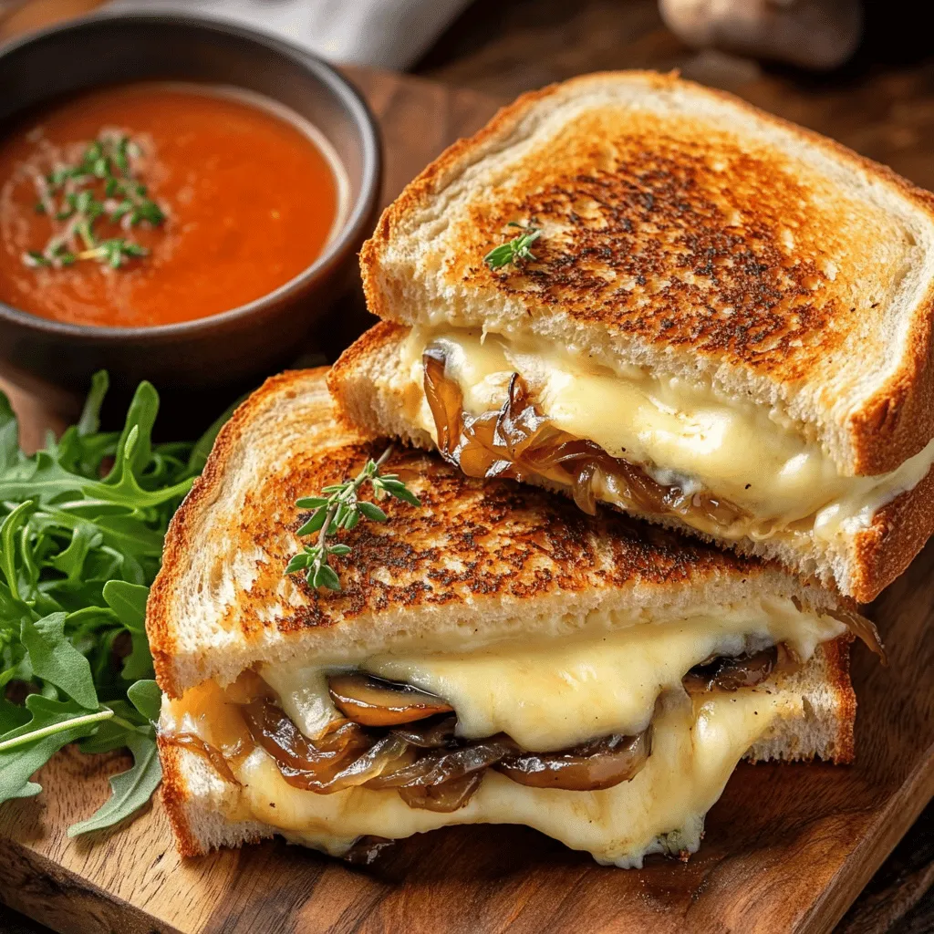 For a gourmet grilled cheese, using the right ingredients is key. The star of this dish is smoked Gouda cheese. It adds a rich, creamy flavor that melts beautifully. Gouda cheese benefits include a unique smoky taste that makes every bite special.