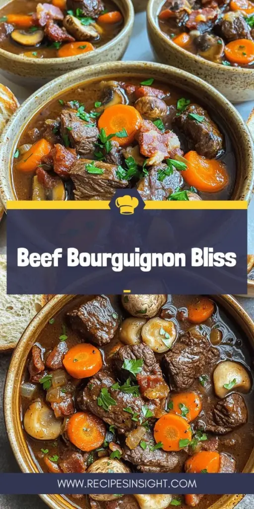 Indulge in the ultimate comfort food with this French Beef Bourguignon recipe that promises to warm your heart! Discover essential tips for selecting the finest ingredients, mastering cooking techniques, and exploring creative variations of this classic stew. Perfect for beginners and seasoned chefs alike, each bite is bursting with rich flavors. Dive into the full recipe now and transform your meal into an unforgettable dining experience!