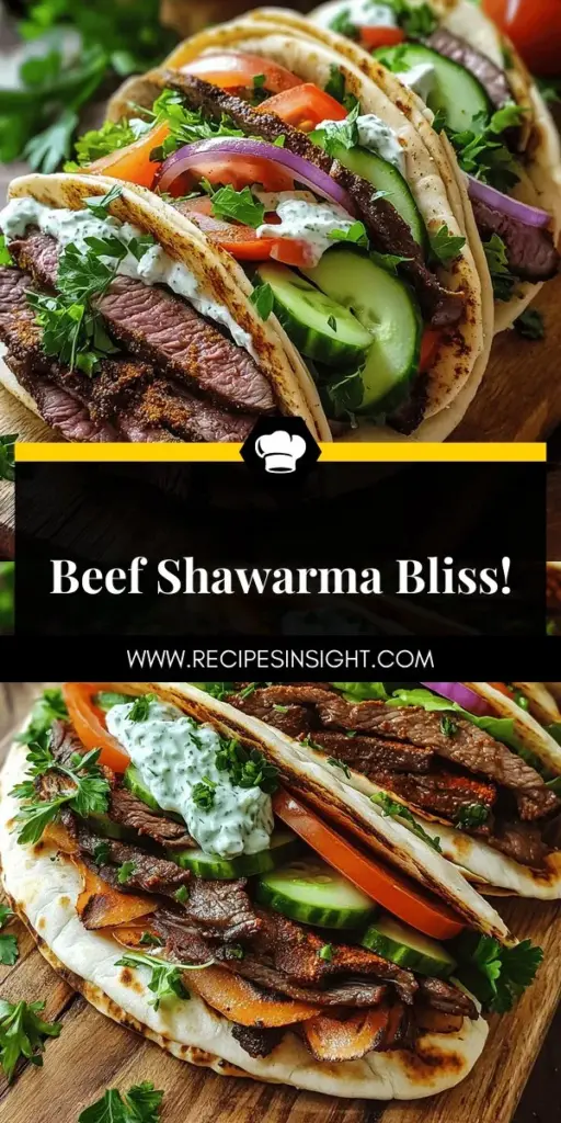 Satisfy your cravings with the Beef Shawarma Supreme Sandwich, a flavorful and juicy meal that's easy to make at home! Discover the essential ingredients, perfect spices, and preparation tips that will elevate your sandwich game. This delightful recipe combines juicy beef, fresh veggies, and creamy tzatziki sauce for an unforgettable bite. Ready to impress your taste buds? Click through to explore the full recipe and start cooking your own delicious beef shawarma today!