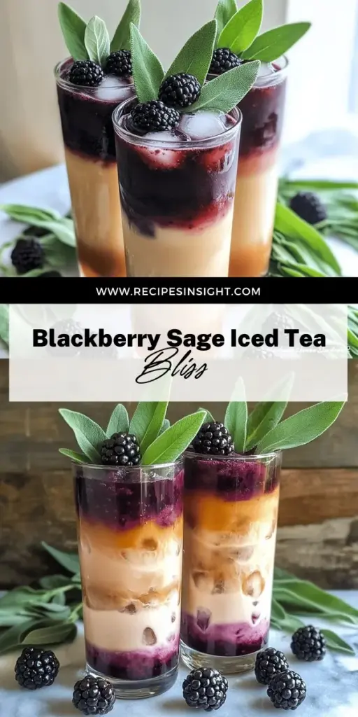 Quench your thirst this summer with a refreshing Blackberry Sage Iced Tea Latte! This delightful drink blends sweet blackberries and aromatic sage for a unique flavor experience. Learn how to easily prepare this delicious iced tea latte right at home. Perfect for sunny days by the pool, it’s not just tasty but also packed with health benefits. Click through to discover the full recipe and enjoy your summer sip!