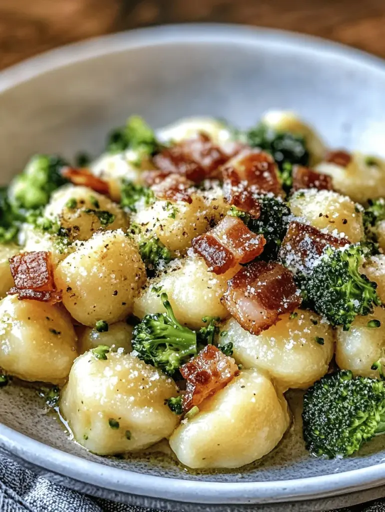 Discover the ultimate comfort food with this Boursin, Bacon, and Broccoli Gnocchi recipe! Creamy Boursin cheese brings rich flavor, while crispy bacon adds a savory crunch. Tossed with tender broccoli and pillowy gnocchi, this dish is a delightful blend of textures and tastes. Perfect for a cozy night in or a gathering with friends, it's a guaranteed crowd-pleaser. Try this comforting culinary delight and elevate your dinner game!