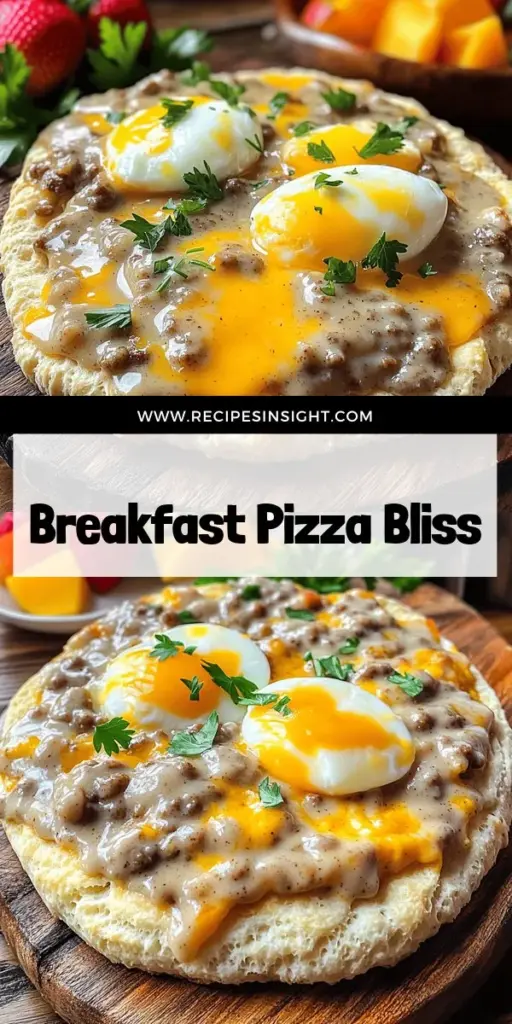 Elevate your breakfast with this delicious Biscuits and Sausage Gravy Breakfast Pizza! Picture a flaky biscuit crust topped with creamy sausage gravy, gooey cheese, and fresh eggs. This easy-to-follow guide offers step-by-step recipes and tips to create the perfect brunch dish that will impress family and friends. Don't miss out on the fun – click through to explore the recipes and make your mornings extraordinary!