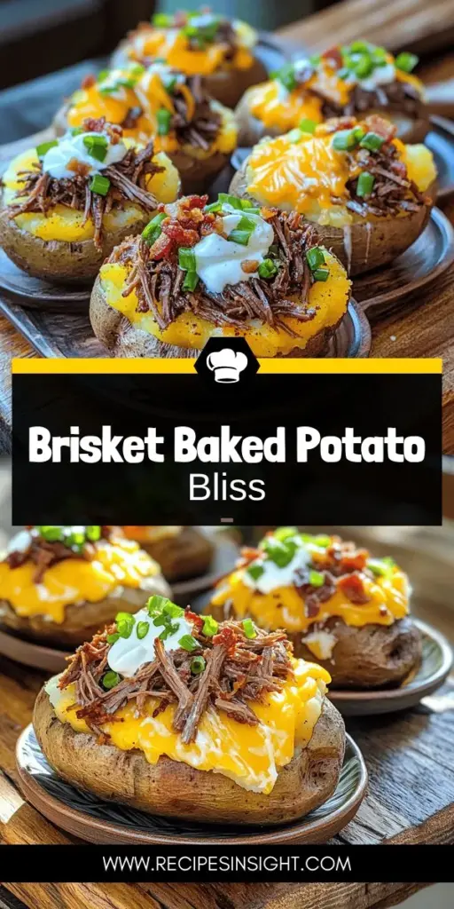 Impress your guests with a mouthwatering brisket baked potato that’s perfect for any gathering! This recipe features tender brisket on a fluffy russet potato, topped with sharp cheddar, sour cream, and crispy bacon. Discover essential cooking tips, the best toppings, and how to customize this dish to suit any taste. Ready to elevate your mealtime? Click through to explore the full recipe and unleash incredible flavors that everyone will love!