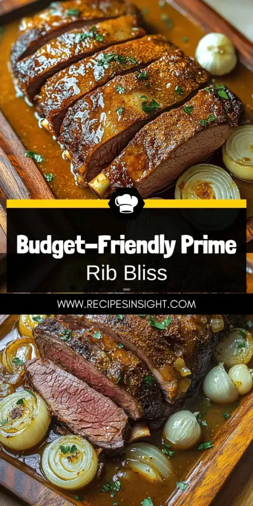 Indulge in the rich flavors of Poor Man's Prime Rib without stretching your budget! This affordable twist on classic prime rib uses a chuck roast to deliver tenderness and taste your family will love. Discover easy cooking techniques, essential seasonings, and perfect sides to make your meal a hit. Ready to impress at dinner? Check out the full recipe for Poor Man's Prime Rib and elevate your next family gathering!