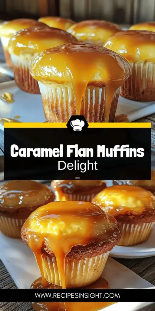 Indulge in the delightful fusion of flavors with caramel flan muffins, a unique dessert that combines rich caramel and fluffy muffins. This easy recipe guides you through creating these irresistible sweet treats that are perfect for impressing guests or enjoying a cozy night in. Experience the moist, creamy texture of flan in a muffin form! Click through to discover the full recipe and tips to make these mouthwatering muffins today.