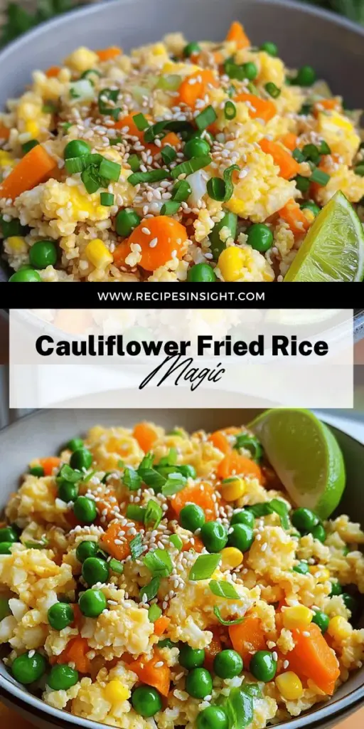 Craving a delicious and healthy dinner? Dive into the world of cauliflower fried rice, a flavorful low-carb meal that's easy to make! This guide provides all the must-have ingredients, cooking tips, and fun variations to customize your dish. Suitable for vegan and gluten-free diets, it’s the perfect choice for everyone. Ready to elevate your meals? Click through to explore the recipe and discover how simple and tasty healthy eating can be!