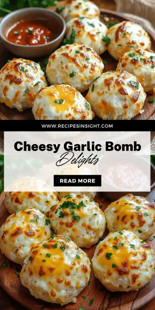 Elevate your snack game with the best recipe for Pillsbury Biscuit Garlic Butter Cheese Bombs! These easy-to-make, cheesy bites are bursting with flavor and perfect for any occasion. With gooey mozzarella and cheddar wrapped in soft biscuits, they bake to golden perfection in just 30 minutes. Discover unique filling variations and delicious dipping sauce ideas to wow your guests. Click through to explore the full recipe and bring this tasty treat to life!