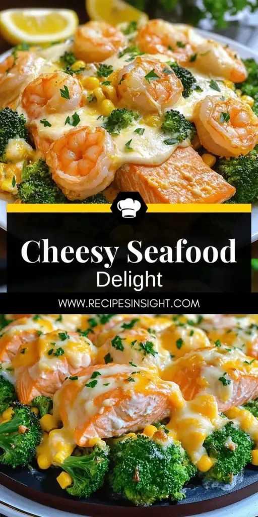 Impress your family with a delicious Salmon Shrimp Cheesy Broccoli with Corn dish that's as easy to make as it is tasty! This recipe combines fresh seafood, creamy cheesy broccoli, and sweet corn for a delightful flavor explosion. Perfect for any chef level, it promises to be a hit at your dinner table. Ready to create this scrumptious meal? Click through for the full recipe and make dinner exciting tonight!