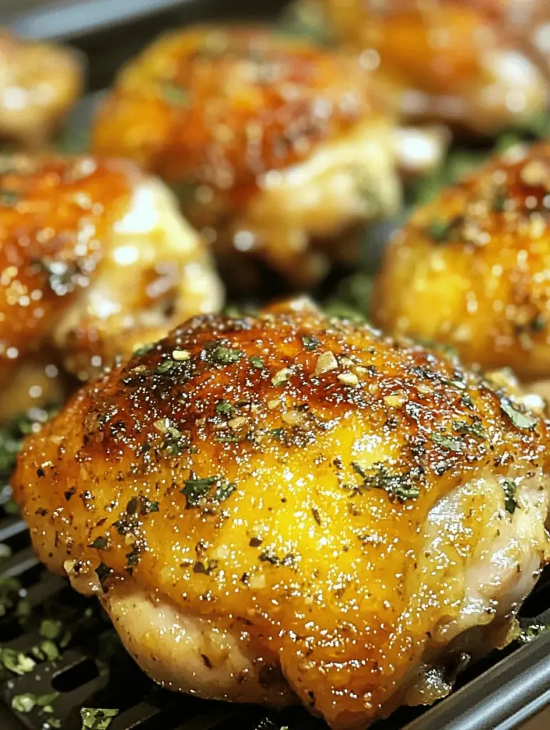 Discover the irresistible taste of Garlic Parmesan Chicken Thighs made effortlessly in your Air Fryer! This flavorful delight combines juicy chicken thighs coated in a savory blend of garlic and Parmesan for a crispy, golden finish. Perfect for a quick weeknight dinner or a weekend gathering, this recipe is sure to impress family and friends. Healthy, delicious, and cooked to perfection—try it today and transform your mealtime!