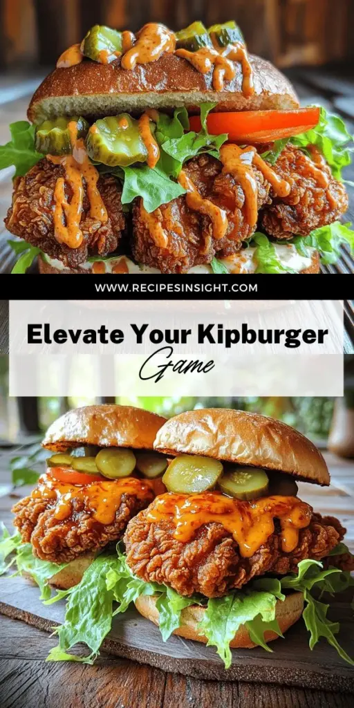 Get ready to impress your taste buds with the ultimate sticky crispy kipburger! This flavorful ingredient guide shows you how to marinate chicken for juiciness, choose the best buns, and add unique toppings that elevate your burger experience. Whether you want a classic bite or a gourmet twist, these simple tips will help you create a delicious kipburger masterpiece. Click through to explore the full recipes and discover your new favorite meal!