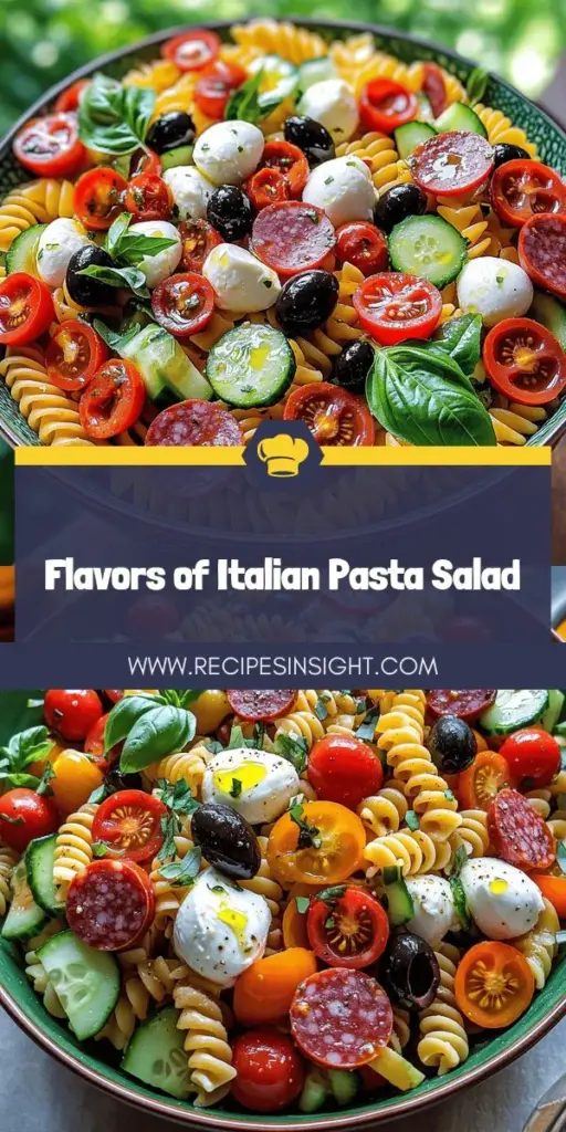 Get ready to create the best Italian pasta salad with this easy and flavorful recipe! Packed with vibrant veggies, creamy cheeses, and a zesty dressing, it's perfect for any occasion. Whether you’re hosting a gathering or need a quick weeknight dinner, this pasta salad will impress. Discover the key ingredients, step-by-step instructions, and fun variations to customize it your way. Click to explore and make your perfect Italian pasta salad today!