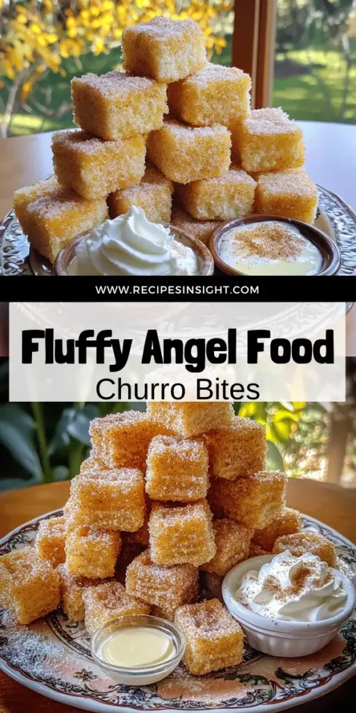 Indulge your sweet tooth with these delightful Angel Food Cake Churro Bites! Combining the airy goodness of angel food cake with the crispy charm of churros, these bites are perfect for every occasion. Easy to make and even easier to enjoy, they can be served with your favorite dips for an added twist. Click through to discover the full recipe and impress your friends and family with this irresistible dessert!