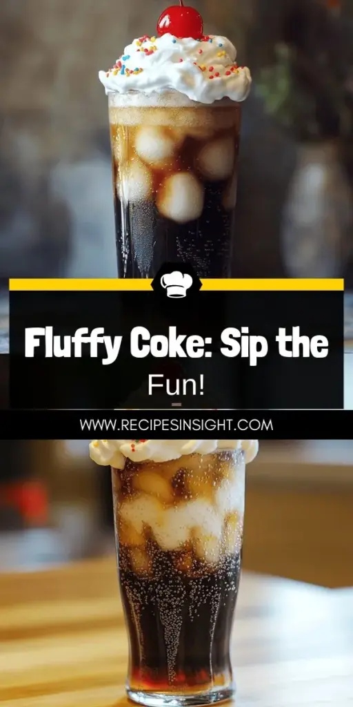 Dive into the fun of the Viral Fluffy Coke drink trend that everyone's talking about! This refreshing treat combines fizzy Coke with whipped cream for a unique and delicious experience. Learn how to make your own Fluffy Coke at home with easy steps and creative variations. Perfect for social media moments, this drink is not just delicious but also visually stunning. Click through to discover the full recipe and join the Fluffy Coke craze today!