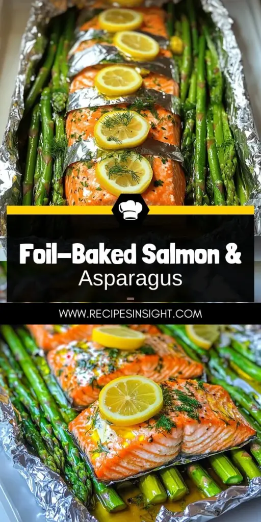 Craving a quick and healthy dinner? Try Baked Salmon in Foil with Asparagus! This easy recipe not only combines tasty ingredients like fresh salmon, asparagus, and zesty lemon but also ensures a stress-free cooking experience. Discover tips for perfect seasoning and variations to keep it exciting. Click through for the full recipe and elevate your dinner routine with this delicious, nutritious meal that's as simple as it is satisfying!