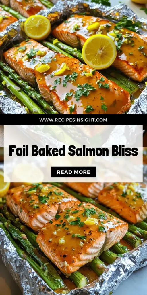 Discover the perfect weeknight dinner with this Baked Salmon in Foil with Asparagus and Lemon Garlic Sauce! This delicious recipe is not only easy to prepare but also bursting with flavor and health benefits. Learn how to select the freshest ingredients, master the foil packet technique, and whip up a zesty lemon garlic sauce that complements the salmon perfectly. Click through to explore this simple, healthy meal that your family will love!