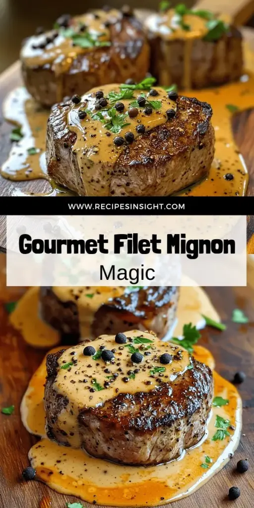 Impress your guests with a mouthwatering Seared Filet Mignon paired with a velvety Shallot Peppercorn Cream Sauce. This guide walks you through essential cooking techniques, from perfect searing to checking doneness, ensuring a tender and flavorful steak every time. Enhance your dish with gourmet sides and expert wine pairings. Dive into the full recipe now and elevate your dinner experience with these delicious tips!