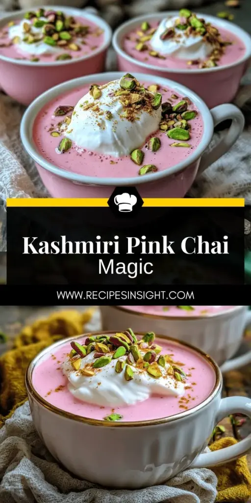 Indulge in the rich tradition of Kashmiri Pink Chai with this easy and delightful recipe! Discover the essential ingredients and step-by-step instructions to create your own vibrant, flavorful tea. Learn how spices and saffron elevate the taste, and find tips on achieving that perfect frothy texture. Whether for a cozy evening or a gathering with friends, this drink is sure to impress. Click through to explore the full recipe and immerse yourself in this cultural gem!
