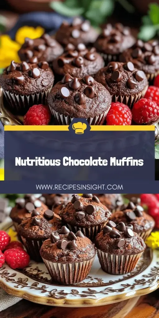 Indulge your sweet tooth guilt-free with these Healthy Chocolate Mini Muffins! This easy recipe features wholesome ingredients like whole wheat flour and natural sweeteners, creating a delicious treat that's packed with nutrition. Perfect for a quick snack or a healthy breakfast, these muffins are versatile and kid-friendly. Ready to bake a batch? Click through for the full recipe and impress your family with a tasty, nutritious delight!