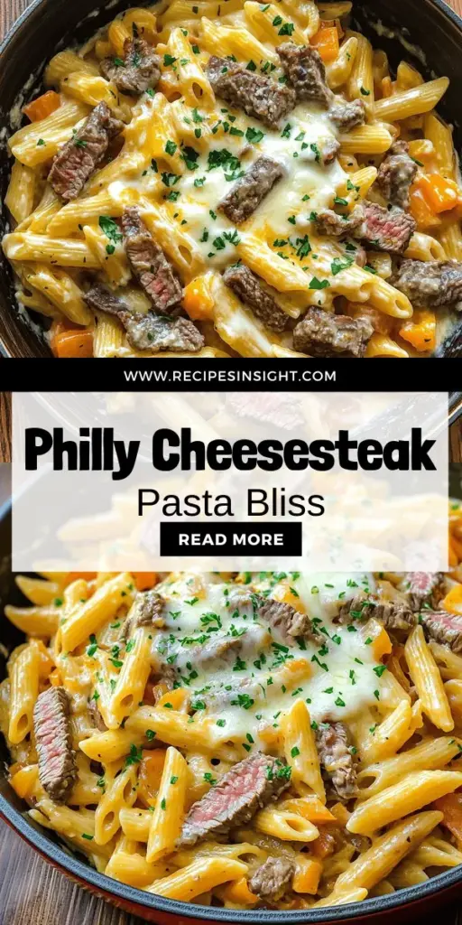 Craving a delicious and easy dinner? Discover the One-Pot Philly Cheesesteak Pasta Skillet that combines the mouthwatering flavors of cheesesteak with hearty pasta, all made in just one pot! Featuring tender sirloin, sautéed veggies, and creamy provolone, this dish is sure to impress. Follow our simple steps and enjoy a meal your whole family will love. Click through for the full recipe and start cooking tonight!