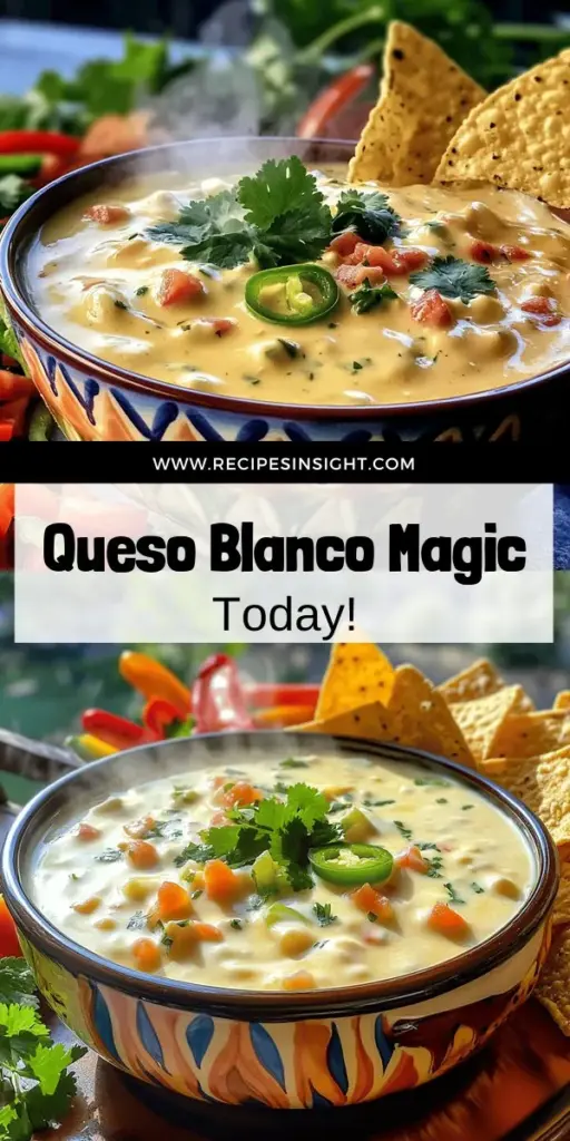 Discover the creamy goodness of Queso Blanco with our delightful recipes that will elevate your dishes today! From rich queso blanco dip to mouthwatering nachos and tasty tacos, this guide covers everything you need to know about incorporating this versatile cheese into your cooking. Learn how to make it at home, explore its health benefits, and impress your guests with easy meal prep ideas. Click through to explore all the delicious possibilities!