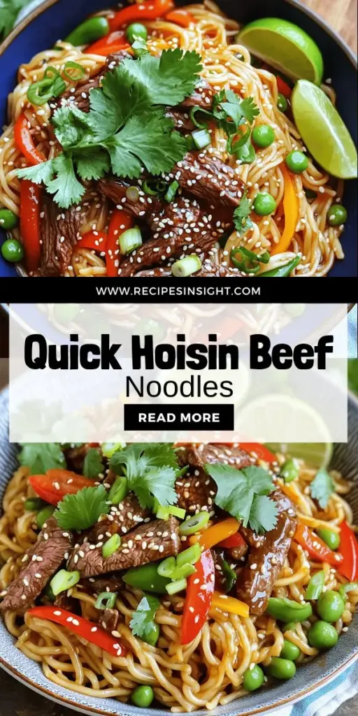 Delight your taste buds with a quick and flavorful Hoisin Beef Noodles recipe that’s perfect for busy nights! This dish is simple to prepare, bursting with savory flavors, and customizable to suit your preferences. Whether you’re a cooking novice or a seasoned chef, you can easily whip up this delicious meal in under 30 minutes. Ready to make dinner exciting? Click through to explore the recipe and savor every bite!