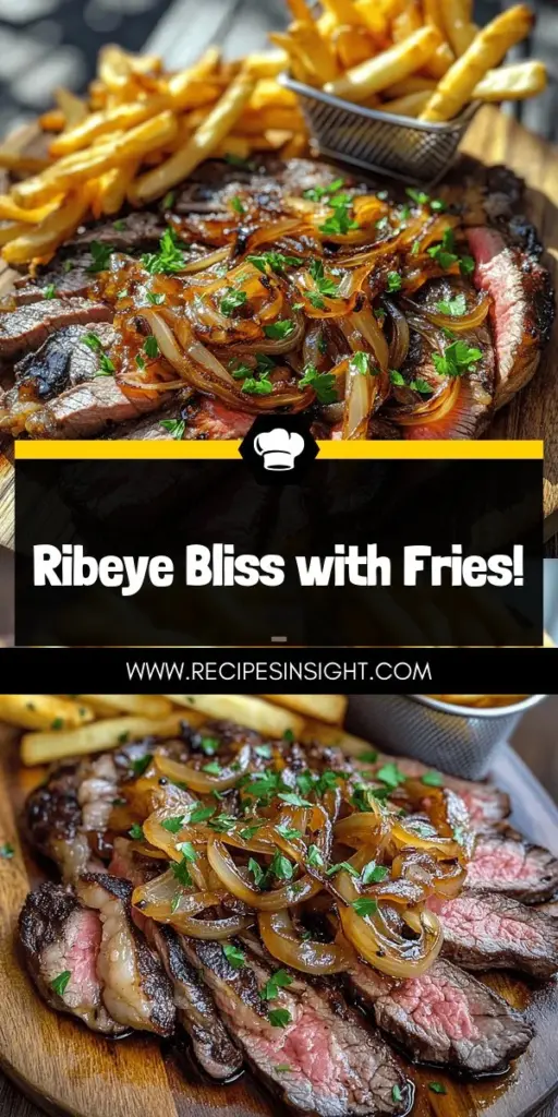 Elevate your dinner with the ultimate ribeye steak recipe topped with caramelized French onions and crispy homemade fries. Discover the secrets to perfect seasoning, sautéing onions, and achieving that coveted crunch in your fries. Whether you're a kitchen pro or just starting, this deliciously rich dish is sure to impress family and friends. Click through to explore the full recipe and start creating a gourmet meal that everyone will rave about!