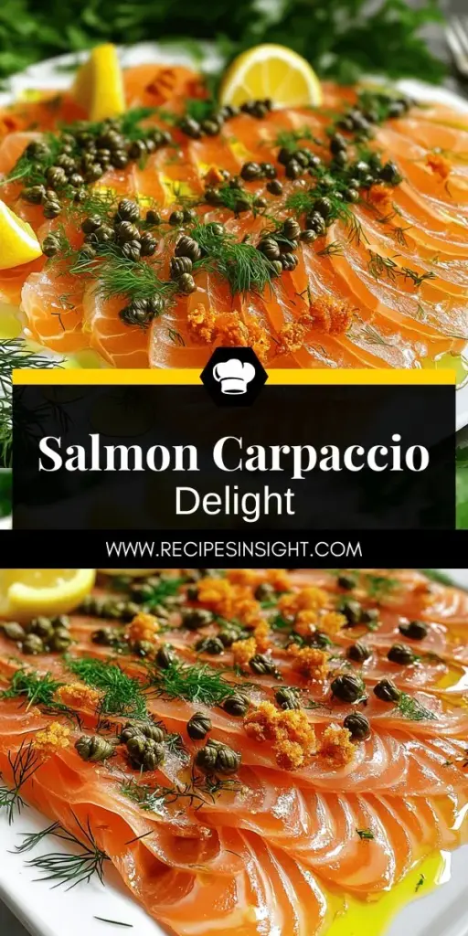 Indulge in the deliciousness of smoked salmon carpaccio with fried capers and herbs! This elegant seafood dish is packed with flavor and easy to prepare. Discover essential ingredients, step-by-step instructions, and expert tips to elevate your meals effortlessly. Perfect for gatherings or a cozy dinner, this recipe combines rich smoked salmon with crispy capers and vibrant herbs. Click to explore more and impress your taste buds today!