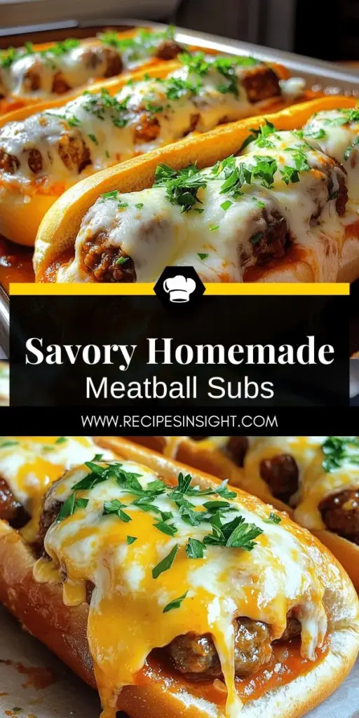 Discover the joy of making homemade meatball subs with this easy and flavorful recipe! Packed with juicy meatballs, tangy marinara, and melty cheese, these sandwiches satisfy every craving. Learn essential tips for creating the perfect meatball mixture, cooking methods, and unique flavor variations to impress your family and friends. Click through for all the delicious details and elevate your sandwich game today!