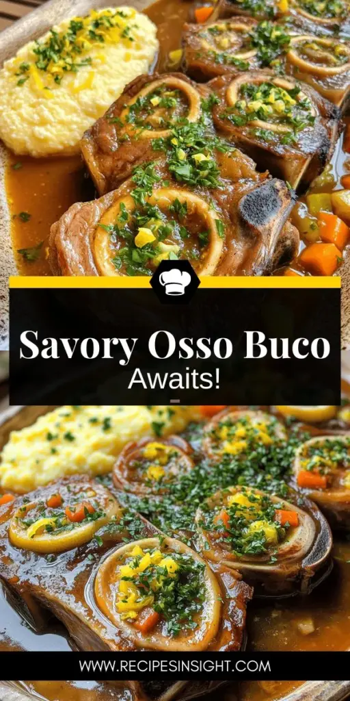 Discover the delicious world of Osso Buco, a flavorful Italian classic that's perfect for any gathering! This hearty dish made with tender veal shanks is rich in history and flavor. Our blog post guides you step-by-step through the cooking process, shares key ingredients, and offers delicious pairing suggestions like creamy polenta and risotto. Ready to impress your guests? Click through to explore the full recipe and elevate your dinner experience with Osso Buco!