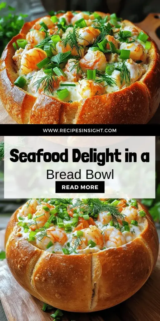 Impress your guests with this delightful Stuffed Seafood Bread Bowl recipe! This easy and versatile dish features a creamy seafood filling packed with shrimp and crab, all housed in a warm, crusty sourdough loaf. Perfect for gatherings or cozy nights in, it's sure to become a favorite. Dive into the full recipe now and learn essential tips, creative variations, and how to make your presentation shine! Click to explore and start creating this savory treat!