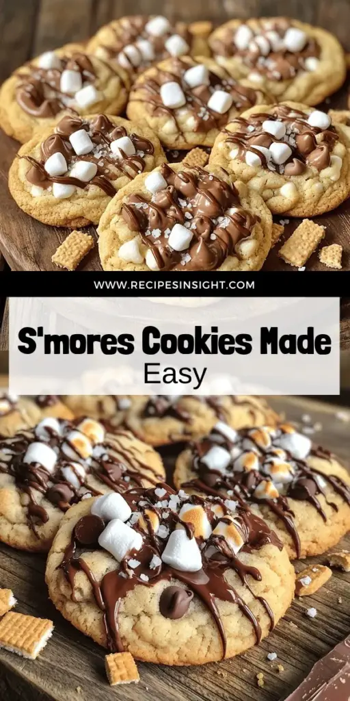 Indulge in the nostalgia of childhood with our irresistible S'mores Cookies Recipe! This delightful treat combines gooey marshmallows and rich chocolate for a mouthwatering experience your family will love. With easy-to-follow instructions and clever tips, you'll be baking perfect cookies in no time. Want to impress your friends? Discover variations and presentations to elevate your cookie game. Click through to explore this sweet adventure and start baking today!