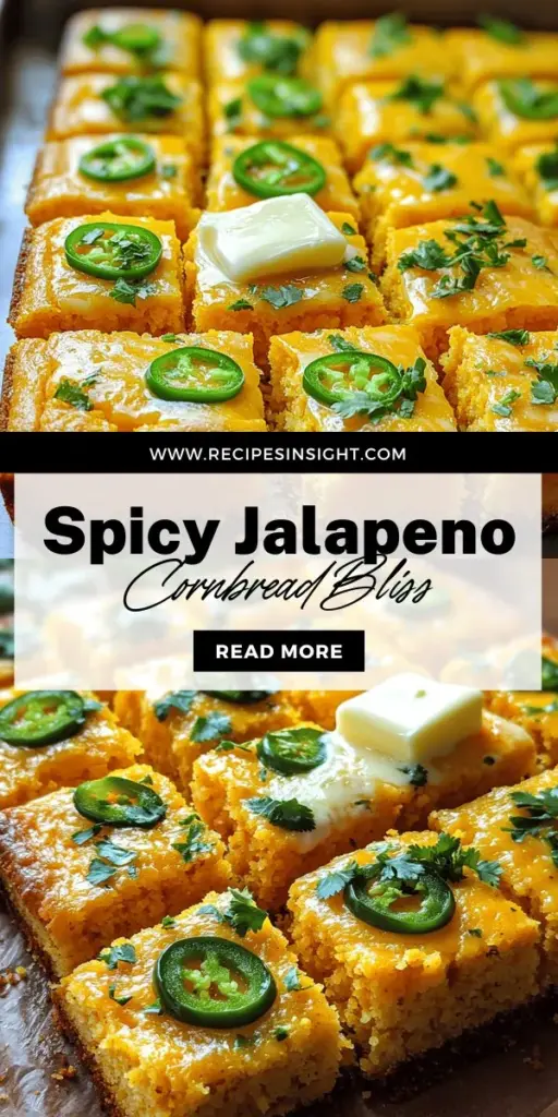 Spice up your cooking with my Spicy Jalapeno Cornbread recipe! Enjoy the perfect blend of sweet and spicy flavors that will elevate any meal. In this post, you'll discover key ingredients, step-by-step baking instructions, and creative variations to suit your taste. Whether paired with chili or served warm with butter, this cornbread is sure to impress. Click through to explore this irresistible recipe and make your mealtime unforgettable!