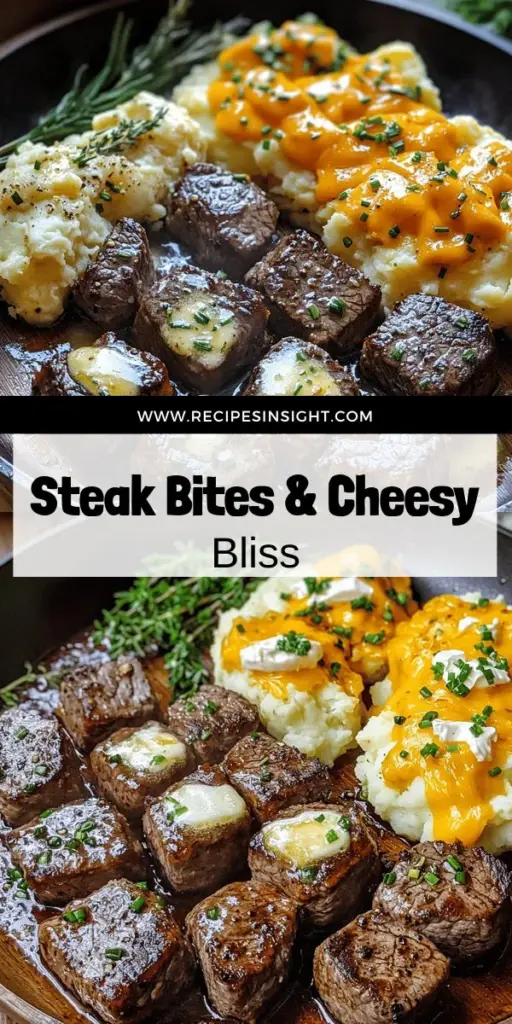 Elevate your dinner with Garlic Butter Steak Bites and Cheesy Smashed Potatoes! This delightful duo features juicy steak bites simmered in homemade garlic butter, paired with creamy, cheesy potatoes that are simply irresistible. Perfect for cozy nights or special gatherings, these recipes are easy to make and packed with flavor. Click through to discover how to create this delicious comfort food that will impress family and friends!